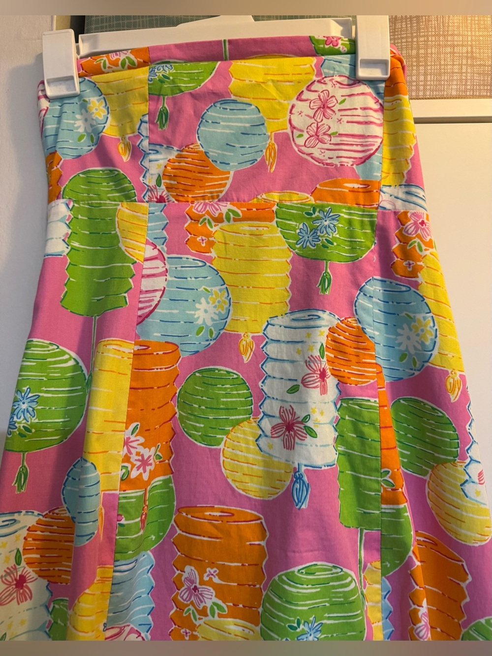 Vintage Lilly Pulitzer strapless dress size 4 Chinese Lantern Pattern - Picture 12 of 14